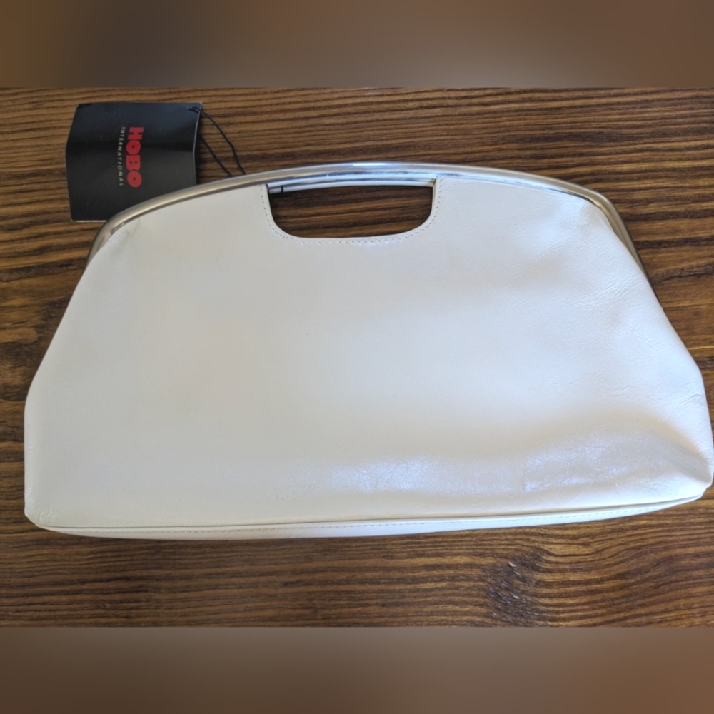 HOBO International White Clutch Purse